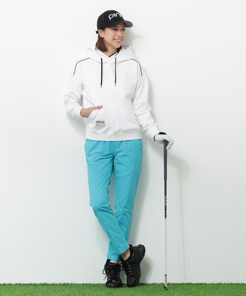 PING(ピン)の「【PING APPAREL】エンボスロゴスウェットフーディプルオーバー <GOLD> (LADIES)(スウェット・レディース・ブラック/グレー/ホワイト・L/M/S/LL)」の17枚目の写真