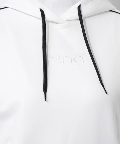 PING(ピン)の「【PING APPAREL】エンボスロゴスウェットフーディプルオーバー <GOLD> (LADIES)(スウェット・レディース・ブラック/グレー/ホワイト・L/M/S/LL)」の20枚目の写真
