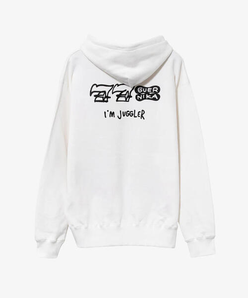 ROYAL FLASH（ロイヤルフラッシュ）の「guernika/ゲルニカ/×JUGGLER JUGGLY Paint Parka / White（パーカー・メンズ・その他24・2XL/XL）」の2枚目の写真