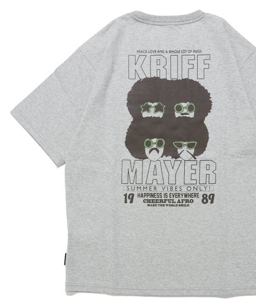 KRIFF MAYER(クリフメイヤー)の「【接触冷感・汗染み防止・防汚・吸水速乾】ウェットプロテクトTシャツ(4アフロ)(Tシャツ/カットソー・メンズ・ブラック/オフホワイト/ブルー/グレー/ブラウン・X-LARGE/LARGE/MEDIUM)」の4枚目の写真