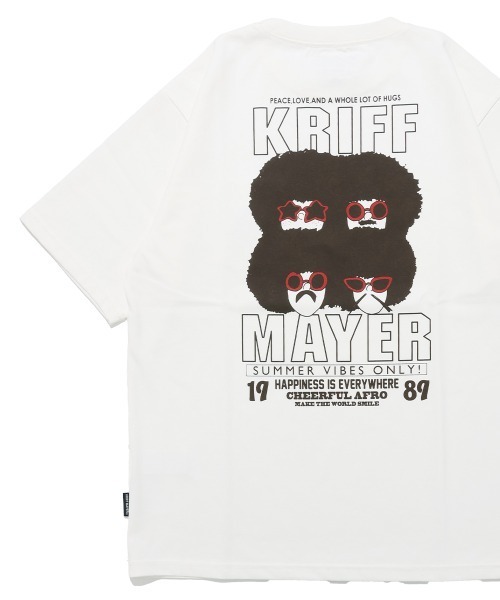 KRIFF MAYER(クリフメイヤー)の「【接触冷感・汗染み防止・防汚・吸水速乾】ウェットプロテクトTシャツ(4アフロ)(Tシャツ/カットソー・メンズ・ブラック/オフホワイト/ブルー/グレー/ブラウン・X-LARGE/LARGE/MEDIUM)」の2枚目の写真