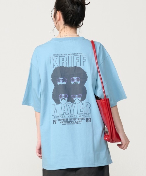 KRIFF MAYER(クリフメイヤー)の「【接触冷感・汗染み防止・防汚・吸水速乾】ウェットプロテクトTシャツ(4アフロ)(Tシャツ/カットソー・メンズ・ブラック/オフホワイト/ブルー/グレー/ブラウン・X-LARGE/LARGE/MEDIUM)」の1枚目の写真