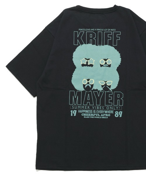 KRIFF MAYER(クリフメイヤー)の「【接触冷感・汗染み防止・防汚・吸水速乾】ウェットプロテクトTシャツ(4アフロ)(Tシャツ/カットソー・メンズ・ブラック/オフホワイト/ブルー/グレー/ブラウン・X-LARGE/LARGE/MEDIUM)」の3枚目の写真