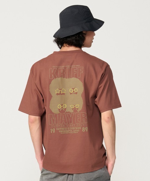 KRIFF MAYER(クリフメイヤー)の「【接触冷感・汗染み防止・防汚・吸水速乾】ウェットプロテクトTシャツ(4アフロ)(Tシャツ/カットソー・メンズ・ブラック/オフホワイト/ブルー/グレー/ブラウン・X-LARGE/LARGE/MEDIUM)」の7枚目の写真