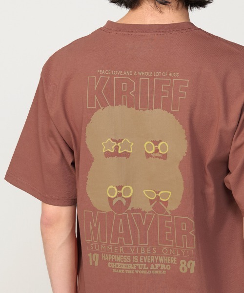 KRIFF MAYER(クリフメイヤー)の「【接触冷感・汗染み防止・防汚・吸水速乾】ウェットプロテクトTシャツ(4アフロ)(Tシャツ/カットソー・メンズ・ブラック/オフホワイト/ブルー/グレー/ブラウン・X-LARGE/LARGE/MEDIUM)」の14枚目の写真