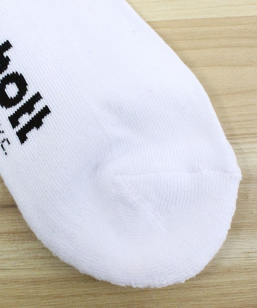 schott(ショット)の「HIGT-SOCKS FLAME/2足セット(ソックス/靴下・メンズ・ブラック×ホワイト・FREE)」の6枚目の写真