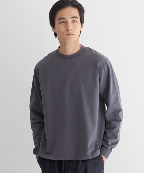 coca(coca)(コカ)の「ヴィンテージ加工インレーロンT(Tシャツ/カットソー・メンズ・チャコール/ライトグリーン・XL/L/M)」の1枚目の写真