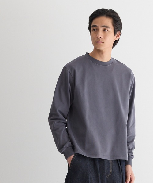 coca(coca)(コカ)の「ヴィンテージ加工インレーロンT(Tシャツ/カットソー・メンズ・チャコール/ライトグリーン・XL/L/M)」の3枚目の写真