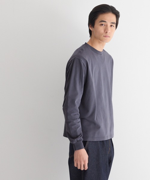 coca(coca)(コカ)の「ヴィンテージ加工インレーロンT(Tシャツ/カットソー・メンズ・チャコール/ライトグリーン・XL/L/M)」の7枚目の写真