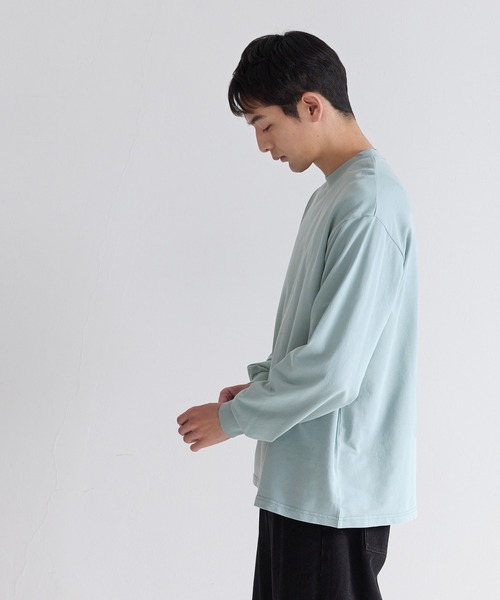 coca(coca)(コカ)の「ヴィンテージ加工インレーロンT(Tシャツ/カットソー・メンズ・チャコール/ライトグリーン・XL/L/M)」の10枚目の写真