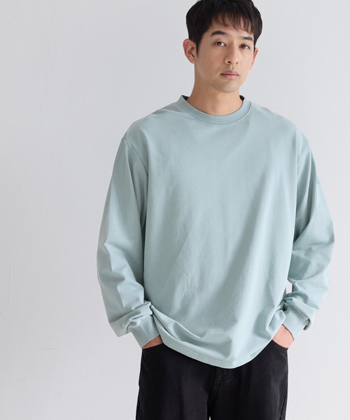 coca(coca)(コカ)の「ヴィンテージ加工インレーロンT(Tシャツ/カットソー・メンズ・チャコール/ライトグリーン・XL/L/M)」の14枚目の写真
