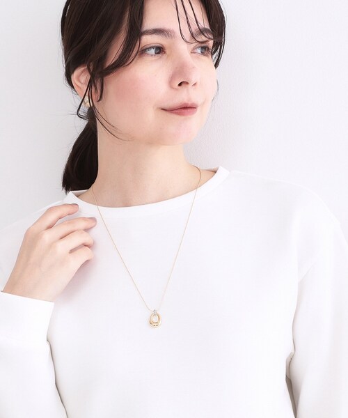 OPAQUE.CLIP（オペークドットクリップ）の「メタルカラー スライドネックレス（ネックレス・レディース・シルバー/ゴールド・00）」の8枚目の写真