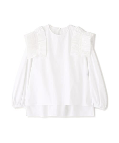 ADORE(アドーア)の「◆クレストプリーツタイプライターブラウス(シャツ/ブラウス・レディース・ホワイト/イエロー/ブラック・38)」の14枚目の写真
