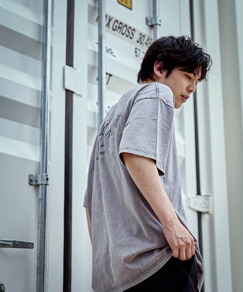 Leyline（レイライン）の「【Leyline】Stay broken tee（Tシャツ/カットソー・メンズ・グレー/ブラック・M/L/XL）」の3枚目の写真