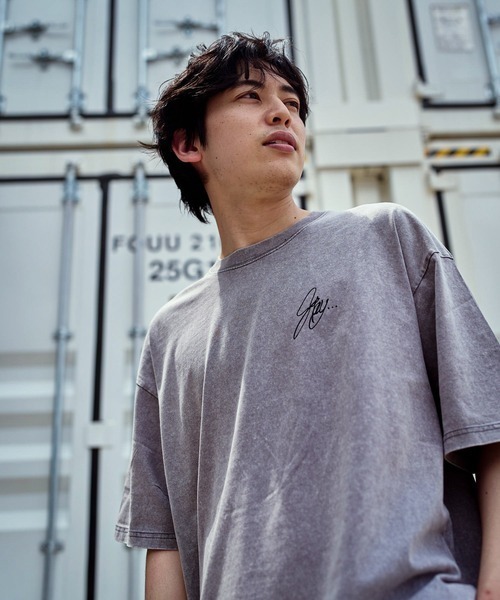 Leyline（レイライン）の「【Leyline】Stay broken tee（Tシャツ/カットソー・メンズ・グレー/ブラック・M/L/XL）」の4枚目の写真