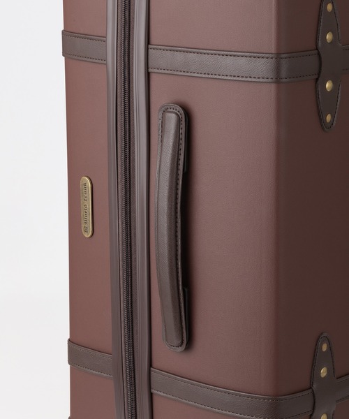 WORLD TRUNK(ワールドトランク)の「7110-48 トランク風ファスナータイプ(スーツケース/キャリーバッグ・レディース・ブラウン/アイボリー・FREE)」の12枚目の写真
