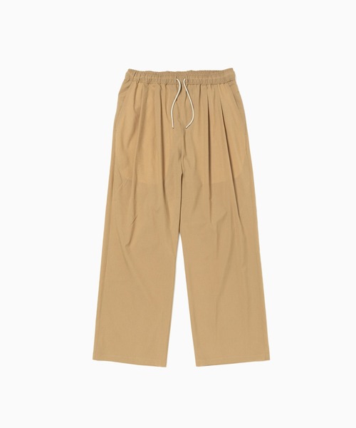 meanswhile(ミーンズワイル)の「Breathable Wide Slacks(スラックス・メンズ・ベージュ・2(M)/3(L))」の1枚目の写真