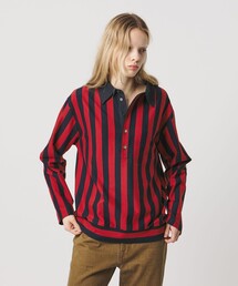 ＜ATTISESSION＞コットン ストライプ ラガー シャツ