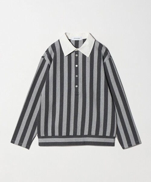 ATTISESSION（アティセッション）の「＜ATTISESSION＞コットン ストライプ ラガー シャツ（シャツ/ブラウス・レディース・レッド/グレー系・FREE）」の11枚目の写真
