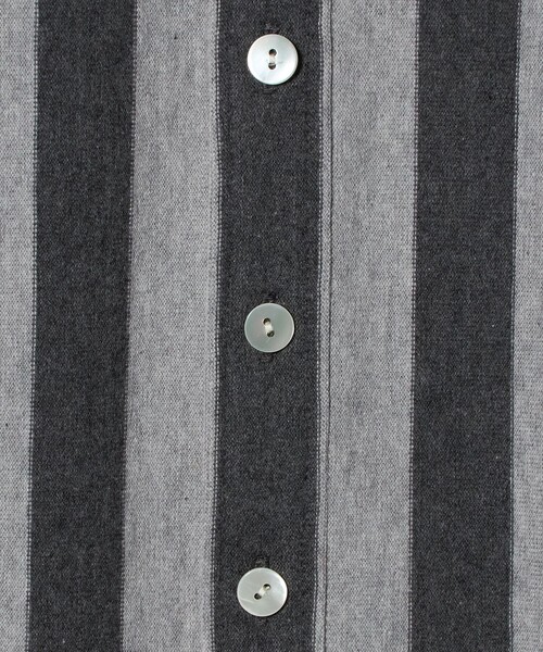 ATTISESSION（アティセッション）の「＜ATTISESSION＞コットン ストライプ ラガー シャツ（シャツ/ブラウス・レディース・レッド/グレー系・FREE）」の16枚目の写真