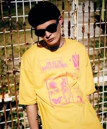 glamb | Quick Dry Graffiti T-Shirt / クイックドライグラフィティTシャツ(Tシャツ/カットソー)