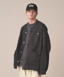 DANTON（ダントン）の「Men's Cotton Drill Collarless Jacket（ノーカラージャケット）」