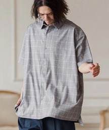 CAMBIO(�J���r�I)��mhs2554-Tropical Pincheck Short Sleeve Shirts �����V���c(S68026cmb)(�V���c/�u���E�X)