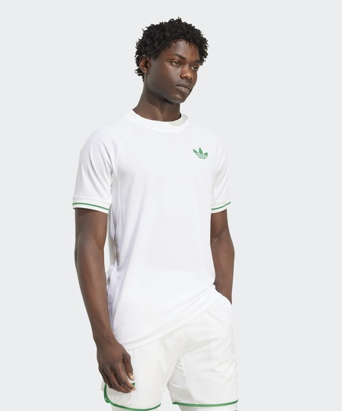 希少◆UN3D.◆トレーションレーストップス　フリンジ　白　Tシャツ【定価3万】 セール】テニス プロ クライマクール+ フリーリフト 半袖Tシャツ