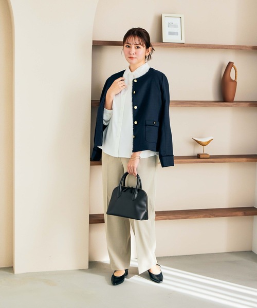 GLOBAL WORK(グローバルワーク)の「菅谷梨沙子さんコラボ/2WAYボストンバッグ/643225(ボストンバッグ・レディース・ブラック/ダークブラウン・FREE)」の3枚目の写真