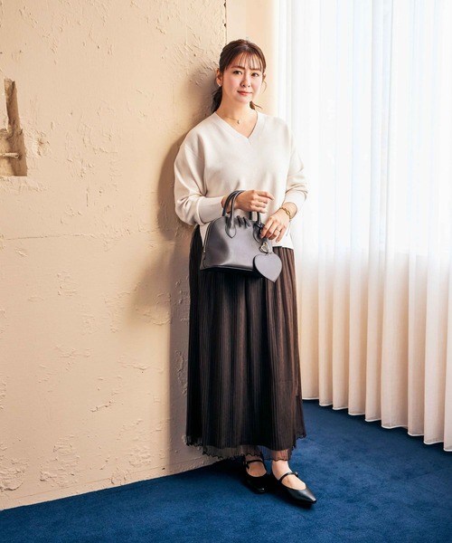 GLOBAL WORK(グローバルワーク)の「菅谷梨沙子さんコラボ/2WAYボストンバッグ/643225(ボストンバッグ・レディース・ブラック/ダークブラウン・FREE)」の8枚目の写真