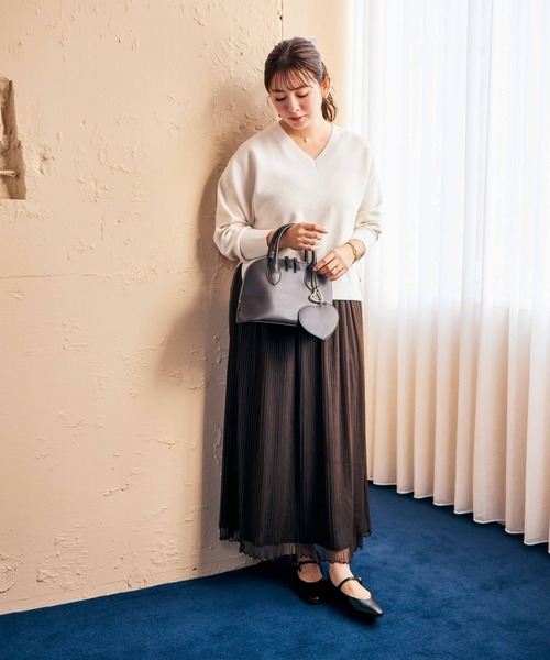 GLOBAL WORK(グローバルワーク)の「菅谷梨沙子さんコラボ/2WAYボストンバッグ/643225(ボストンバッグ・レディース・ブラック/ダークブラウン・FREE)」の10枚目の写真