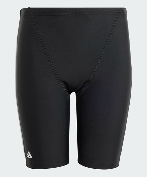 adidas(アディダス)の「パフォーマンス ロゴ スイミング ハーフスパッツ 20cm キッズ / アディダス adidas(水着・キッズ・ブラック・140/130/120/150/160)」の1枚目の写真