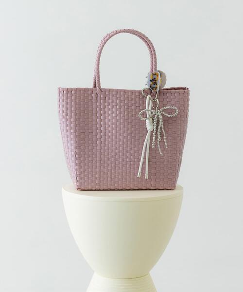 RODE SKO（ロデスコ）の「クリップチャームメルカドバッグ（ショルダーバッグ・レディース・グレー/ピンク/ブラウン系その他・ONE）」の3枚目の写真