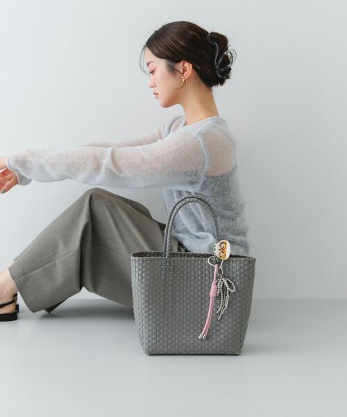 RODE SKO（ロデスコ）の「クリップチャームメルカドバッグ（ショルダーバッグ・レディース・グレー/ピンク/ブラウン系その他・ONE）」の5枚目の写真