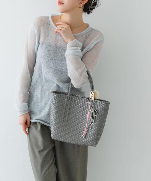 RODE SKO（ロデスコ）の「クリップチャームメルカドバッグ（ショルダーバッグ・レディース・グレー/ピンク/ブラウン系その他・ONE）」の6枚目の写真