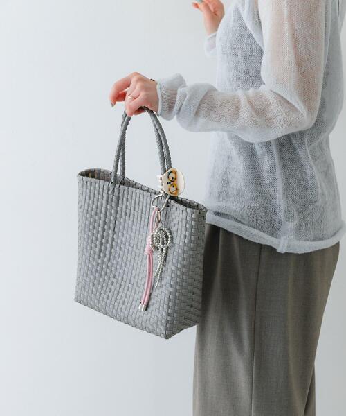 RODE SKO（ロデスコ）の「クリップチャームメルカドバッグ（ショルダーバッグ・レディース・グレー/ピンク/ブラウン系その他・ONE）」の7枚目の写真