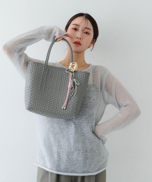 RODE SKO（ロデスコ）の「クリップチャームメルカドバッグ（ショルダーバッグ・レディース・グレー/ピンク/ブラウン系その他・ONE）」の9枚目の写真