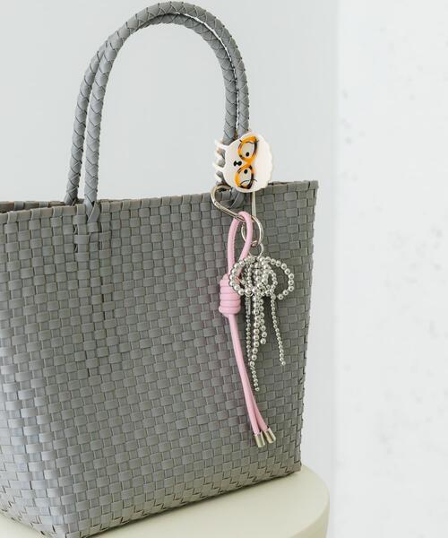 RODE SKO（ロデスコ）の「クリップチャームメルカドバッグ（ショルダーバッグ・レディース・グレー/ピンク/ブラウン系その他・ONE）」の12枚目の写真