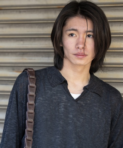 2way slit half moon mini bag / 2wayスリットハーフムーンミニバッグ（ショルダーバッグ）｜SINSS（シンス）