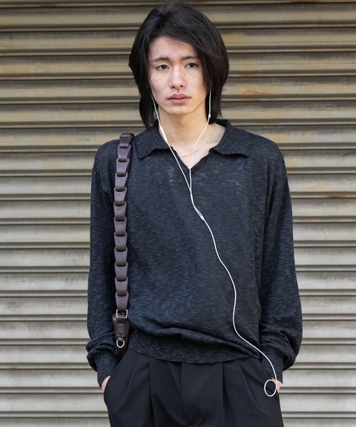 2way slit half moon mini bag / 2wayスリットハーフムーンミニバッグ（ショルダーバッグ）｜SINSS（シンス）