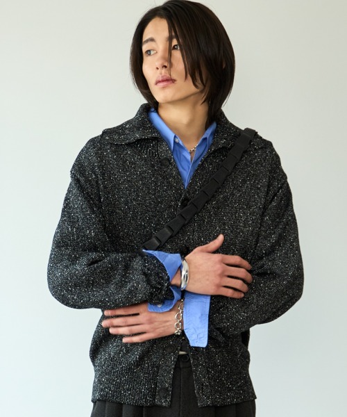 2way slit half moon mini bag / 2wayスリットハーフムーンミニバッグ（ショルダーバッグ）｜SINSS（シンス）