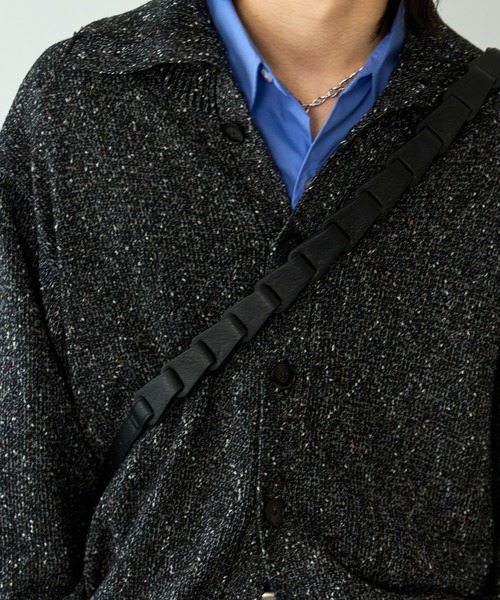 2way slit half moon mini bag / 2wayスリットハーフムーンミニバッグ（ショルダーバッグ）｜SINSS（シンス）