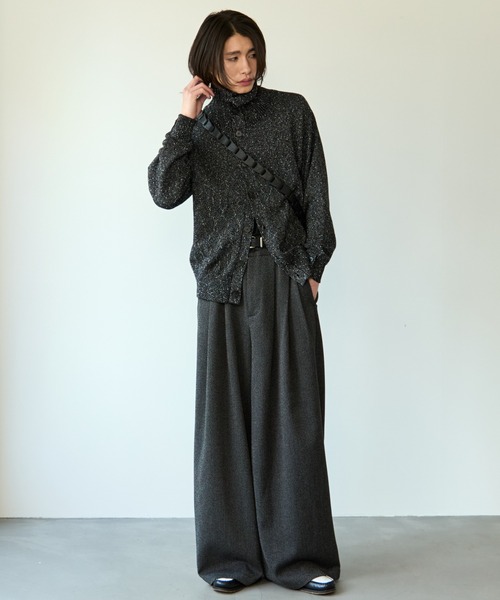 2way slit half moon mini bag / 2wayスリットハーフムーンミニバッグ（ショルダーバッグ）｜SINSS（シンス）