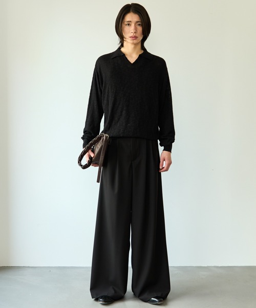 2way slit half moon mini bag / 2wayスリットハーフムーンミニバッグ（ショルダーバッグ）｜SINSS（シンス）