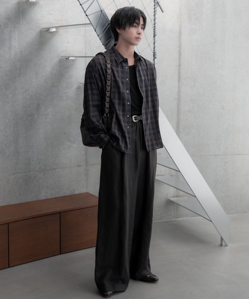 2way slit half moon mini bag / 2wayスリットハーフムーンミニバッグ（ショルダーバッグ）｜SINSS（シンス）