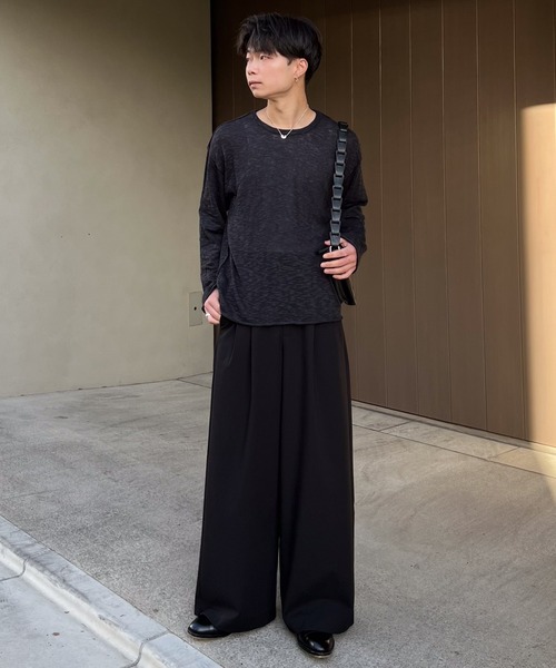 2way slit half moon mini bag / 2wayスリットハーフムーンミニバッグ（ショルダーバッグ）｜SINSS（シンス）