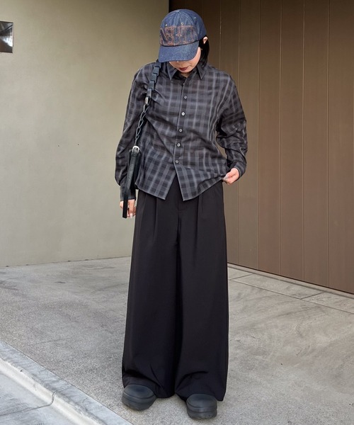 2way slit half moon mini bag / 2wayスリットハーフムーンミニバッグ（ショルダーバッグ）｜SINSS（シンス）