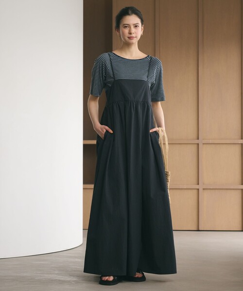 BEAUTY&YOUTH UNITED ARROWS（ビューティーアンドユースユナイテッドアローズ）の「バックホール キャミソール ワンピース ウォッシャブル（ワンピース・レディース・ダークグレー/ベージュ・S/M）」の3枚目の写真