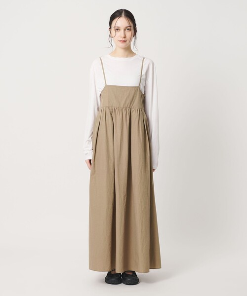 BEAUTY&YOUTH UNITED ARROWS（ビューティーアンドユースユナイテッドアローズ）の「バックホール キャミソール ワンピース ウォッシャブル（ワンピース・レディース・ダークグレー/ベージュ・S/M）」の11枚目の写真