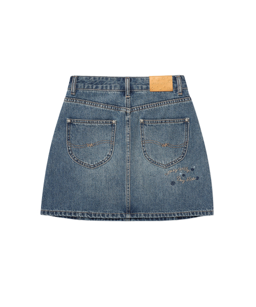 Wacky WiLLy（ワッキーウィリー）の「ウィメンズデニムミニスカートブルー（スカート・レディース・その他・SMALL/MEDIUM）」の3枚目の写真